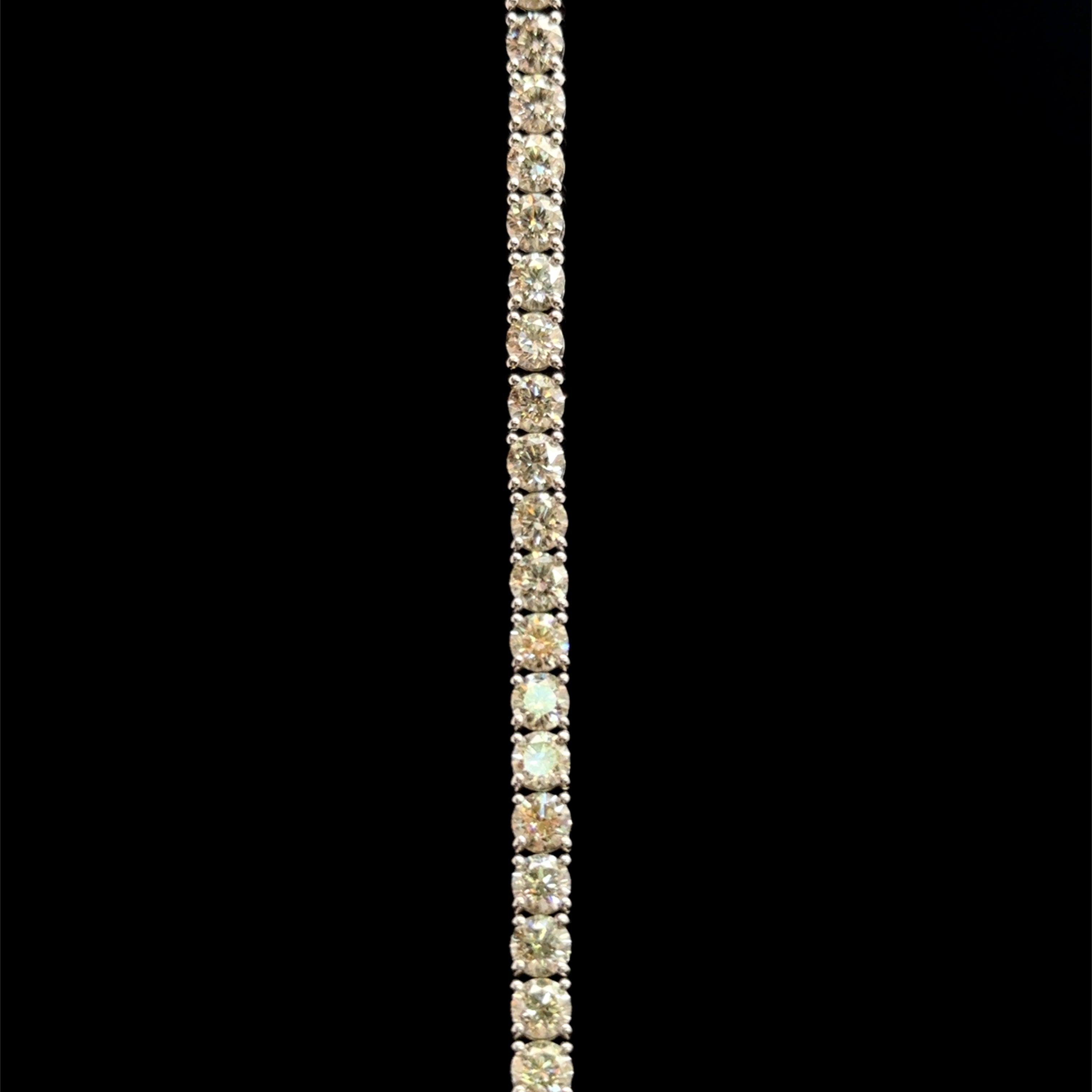 Diamond White Gold Tennis Bracelet