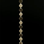 DIAMOND SMILEY FACE WHITE GOLD BRACELET