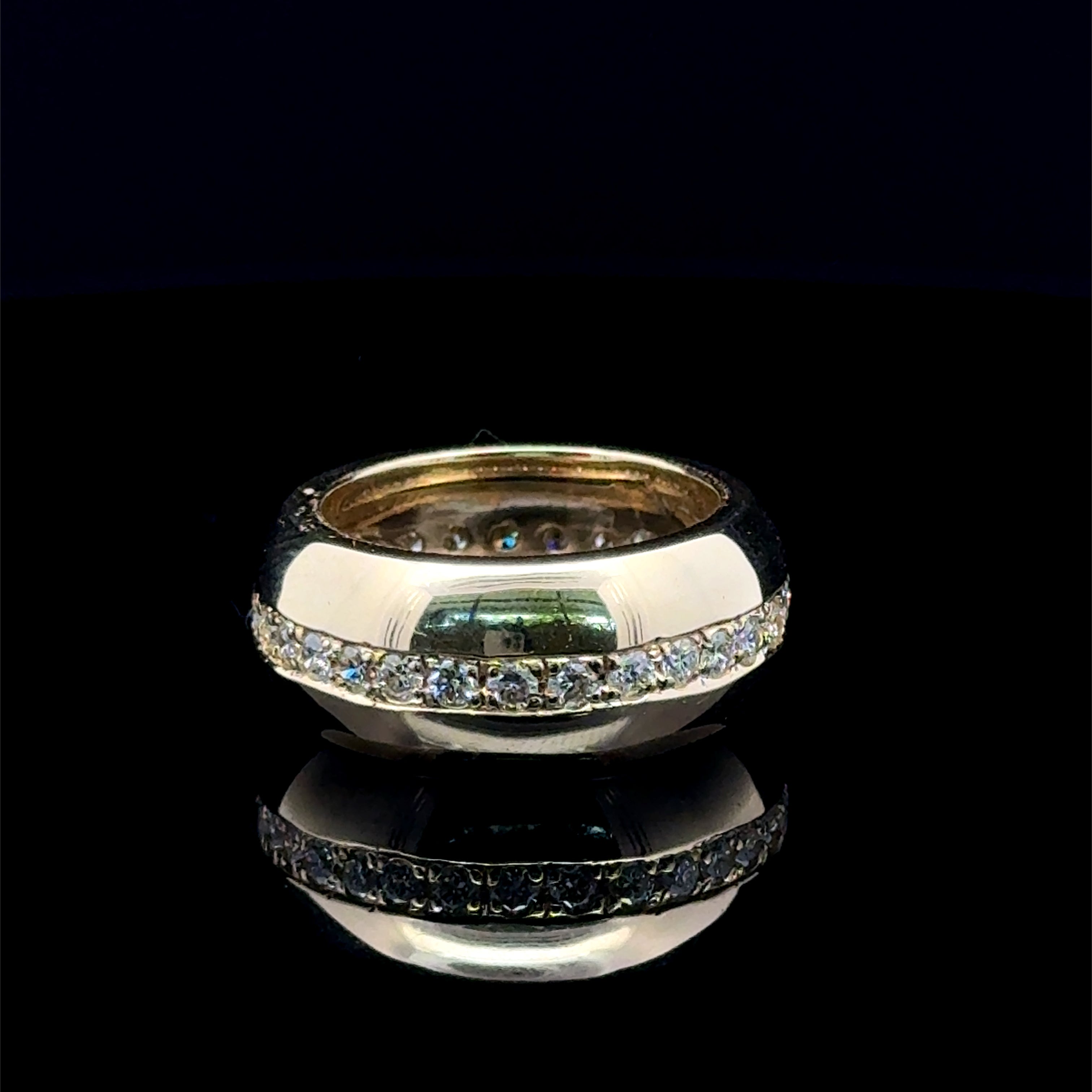 Golden Dome Spark Ring