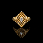Marquise Mesh Ring
