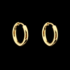 Slimline Gold Hoops