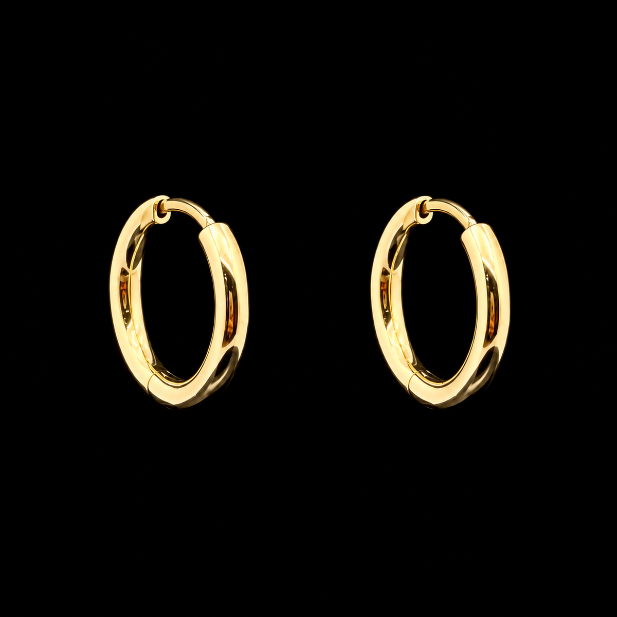 Slimline Gold Hoops
