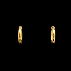 Slimline Gold Hoops