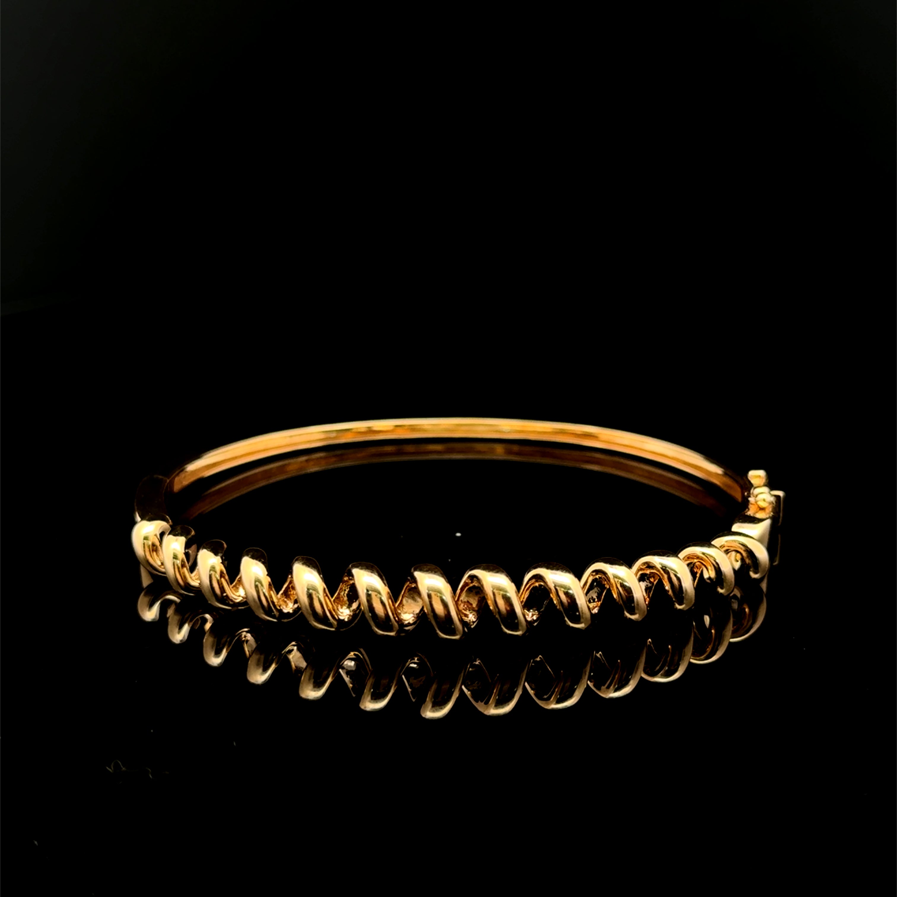 Spiral Twist Bangle