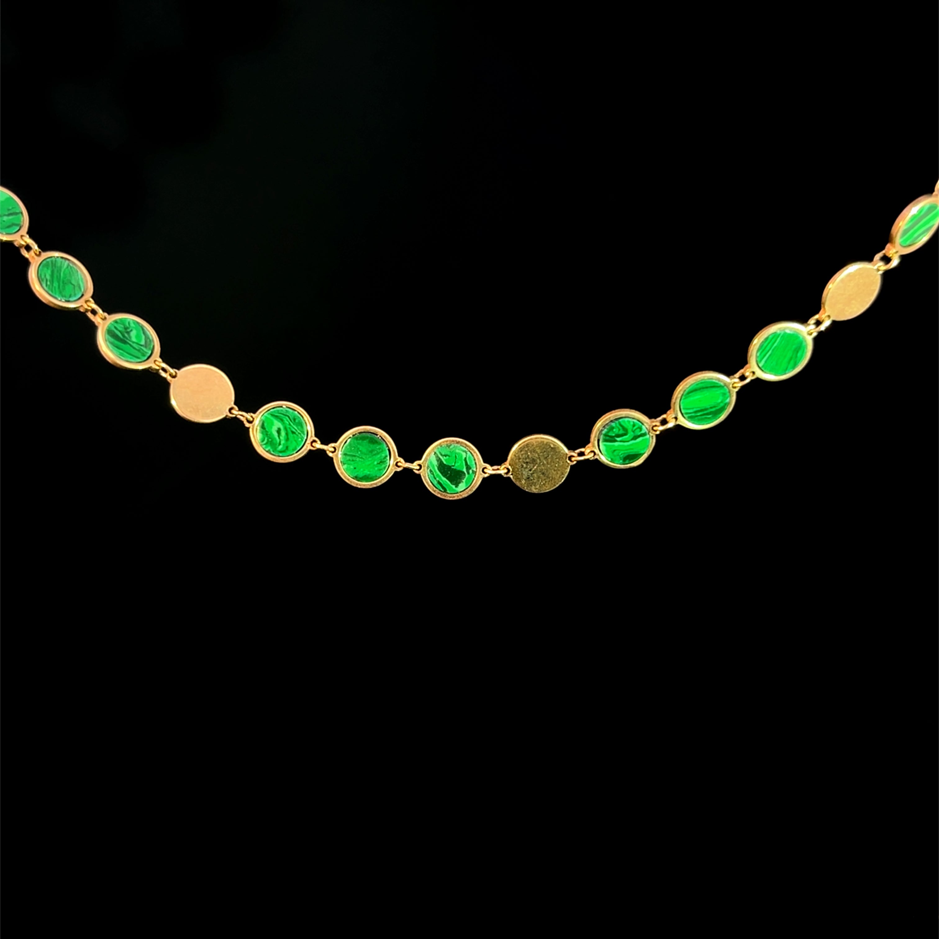 Malachite Signature Link Necklace