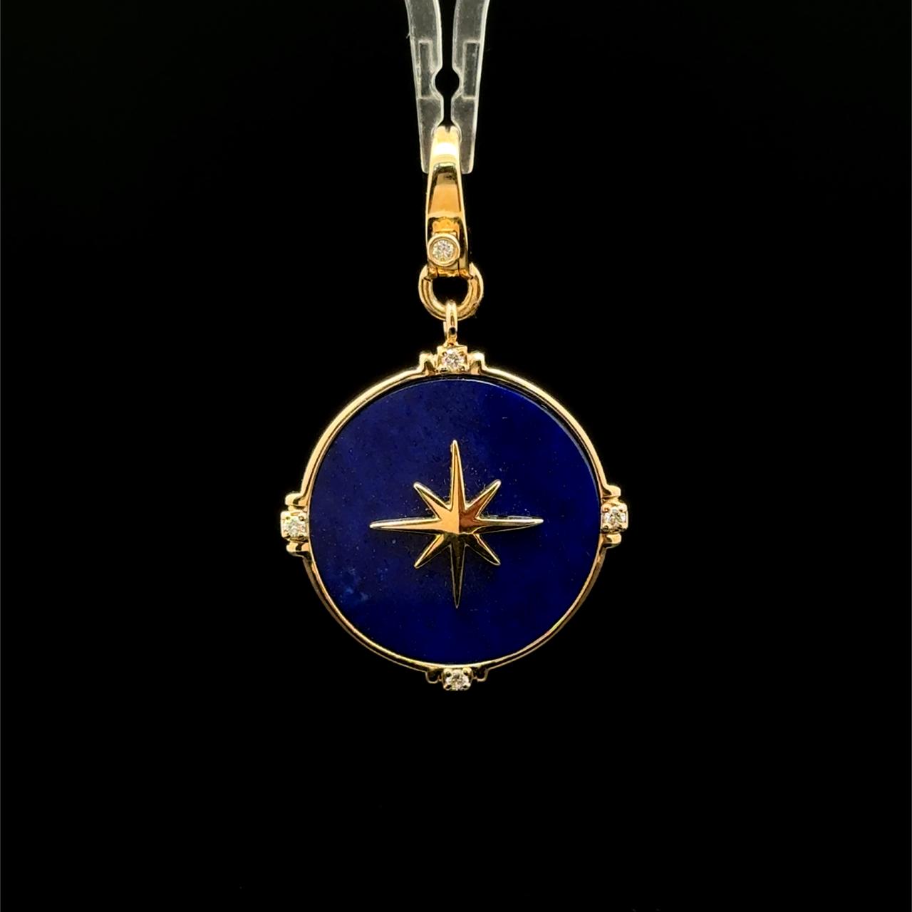 Lapis Lazuli North Star Charm