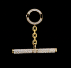 Balance Pave Charm