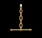 Short Golden Balance Charm