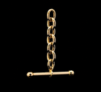 Long Golden Balance Charm