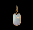 Pearl Tag Charm