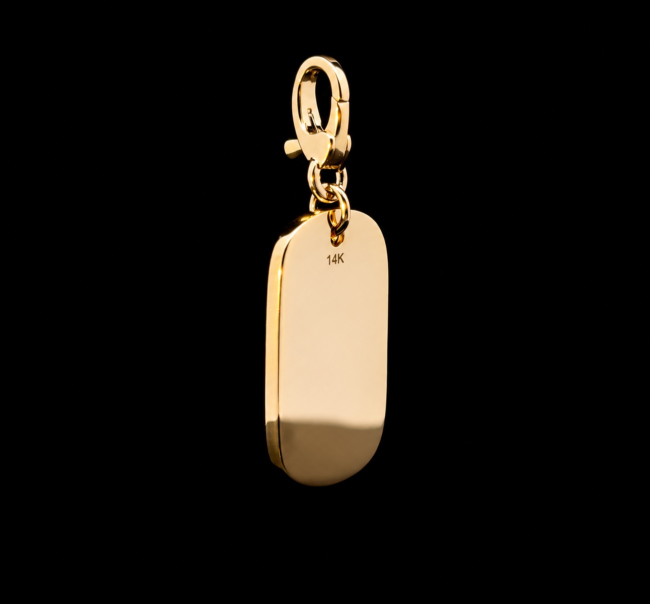 Malachite Tag Charm