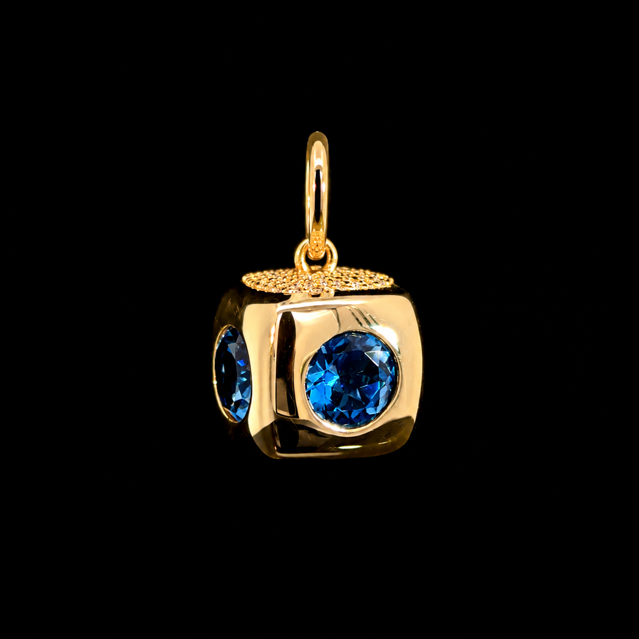 Gold London Dice