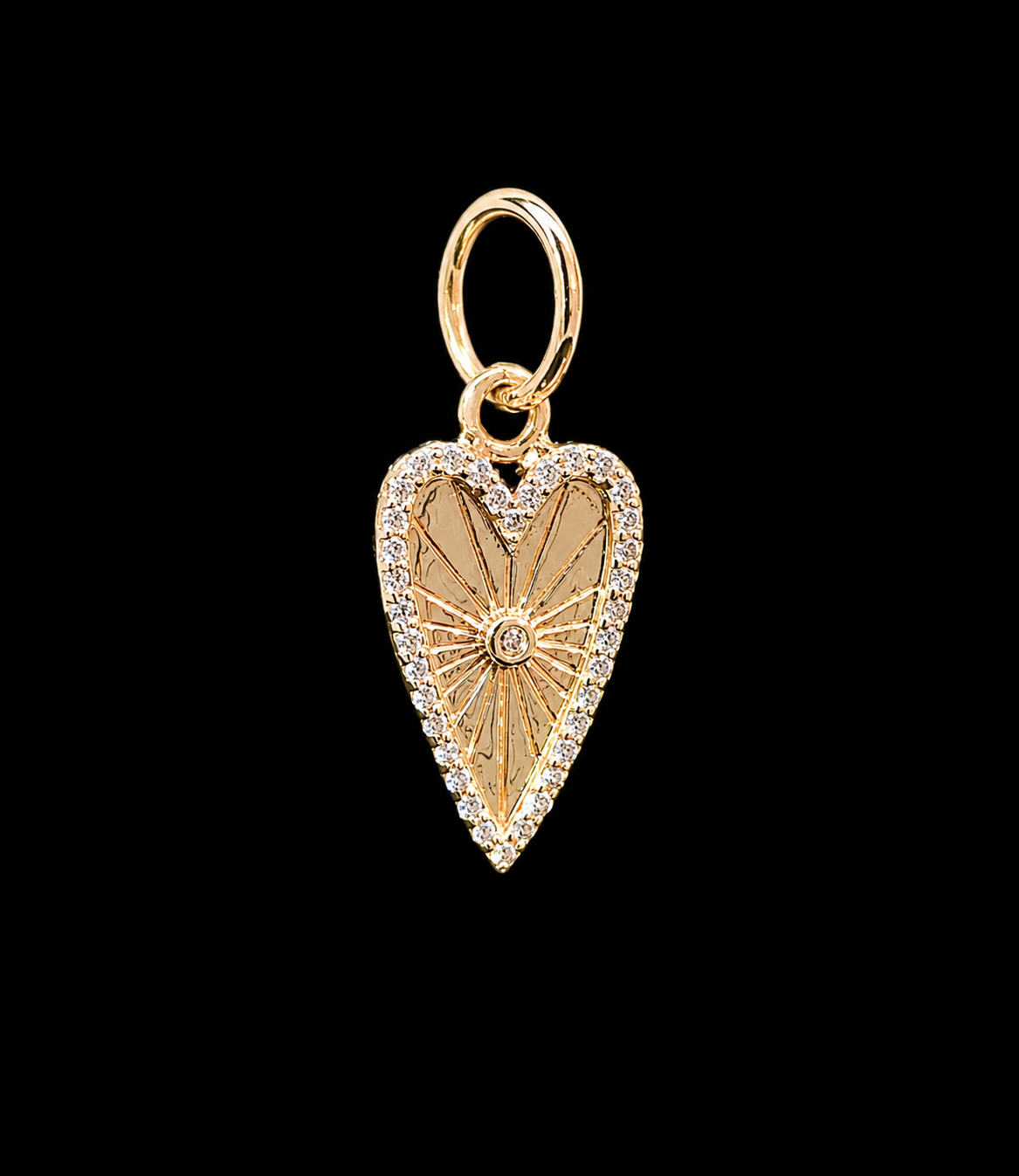 Heart Embrace Diamond Charm
