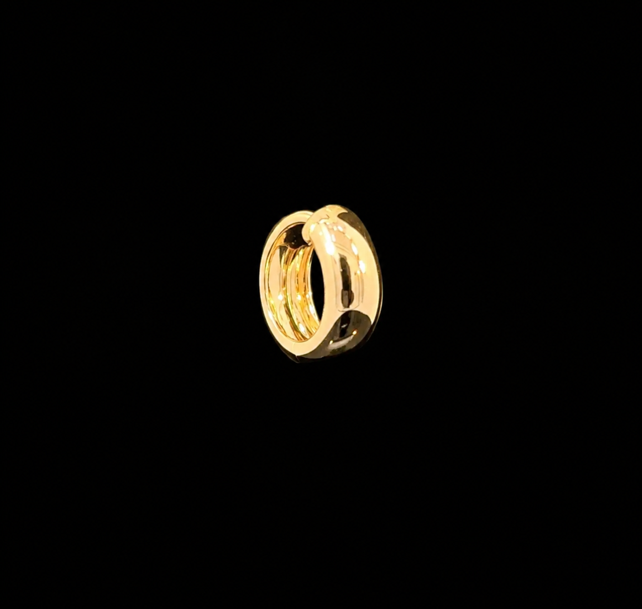 Golden Orb Rondelle