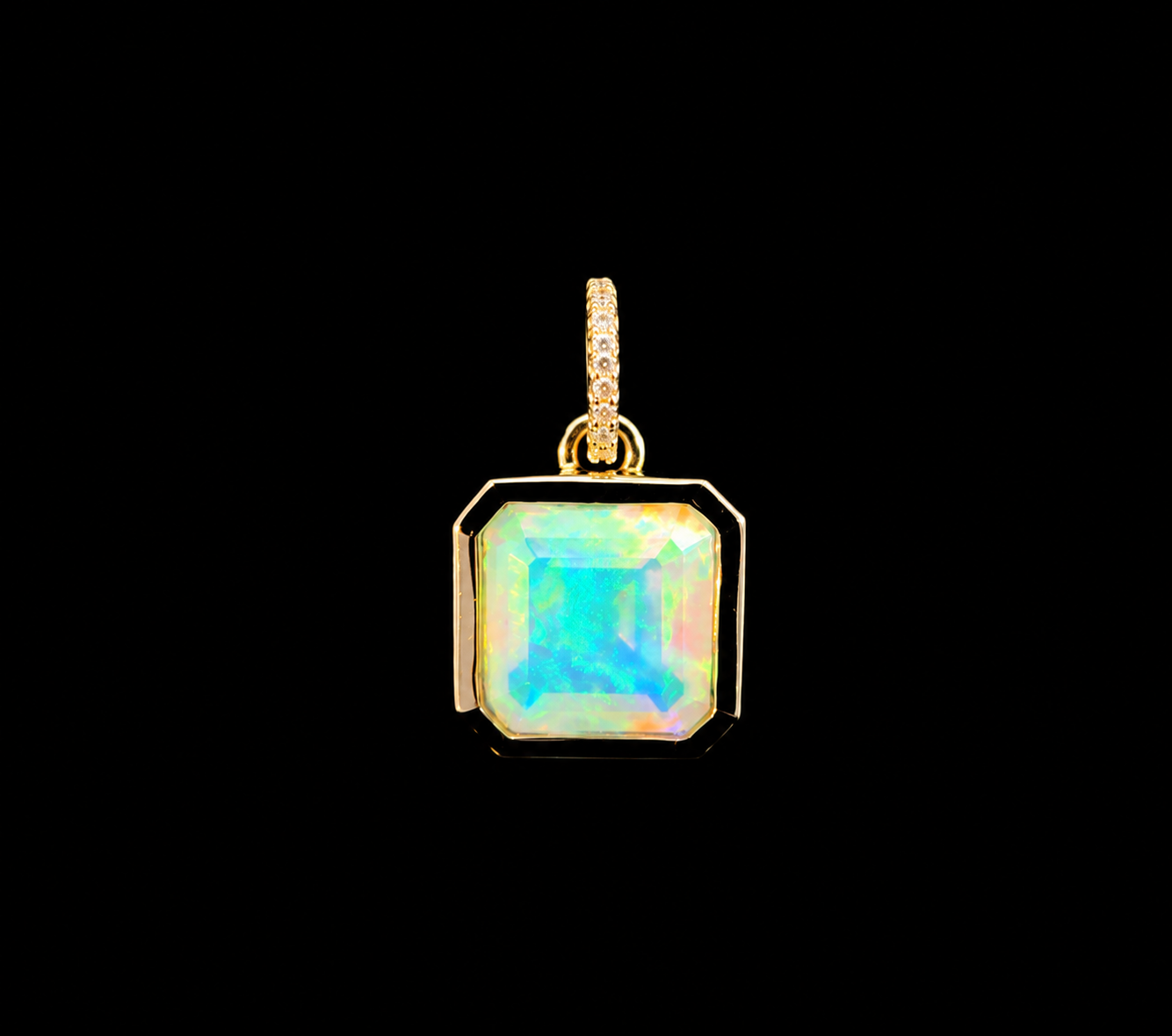 Opal Frame Charm