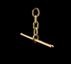 Short Golden Balance Charm