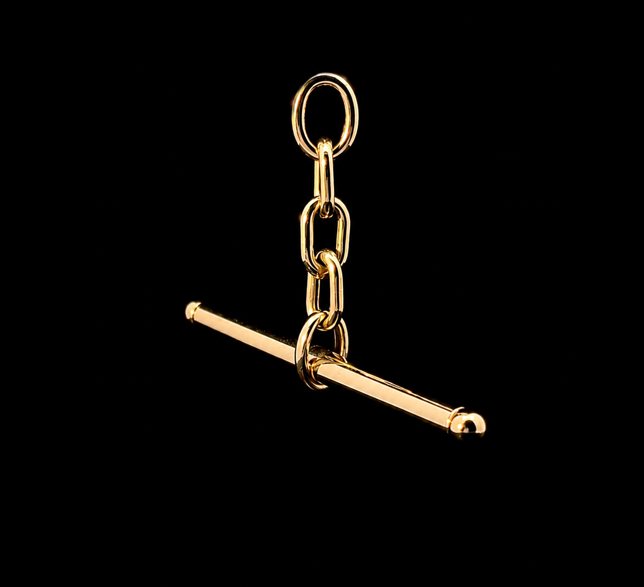 Short Golden Balance Charm