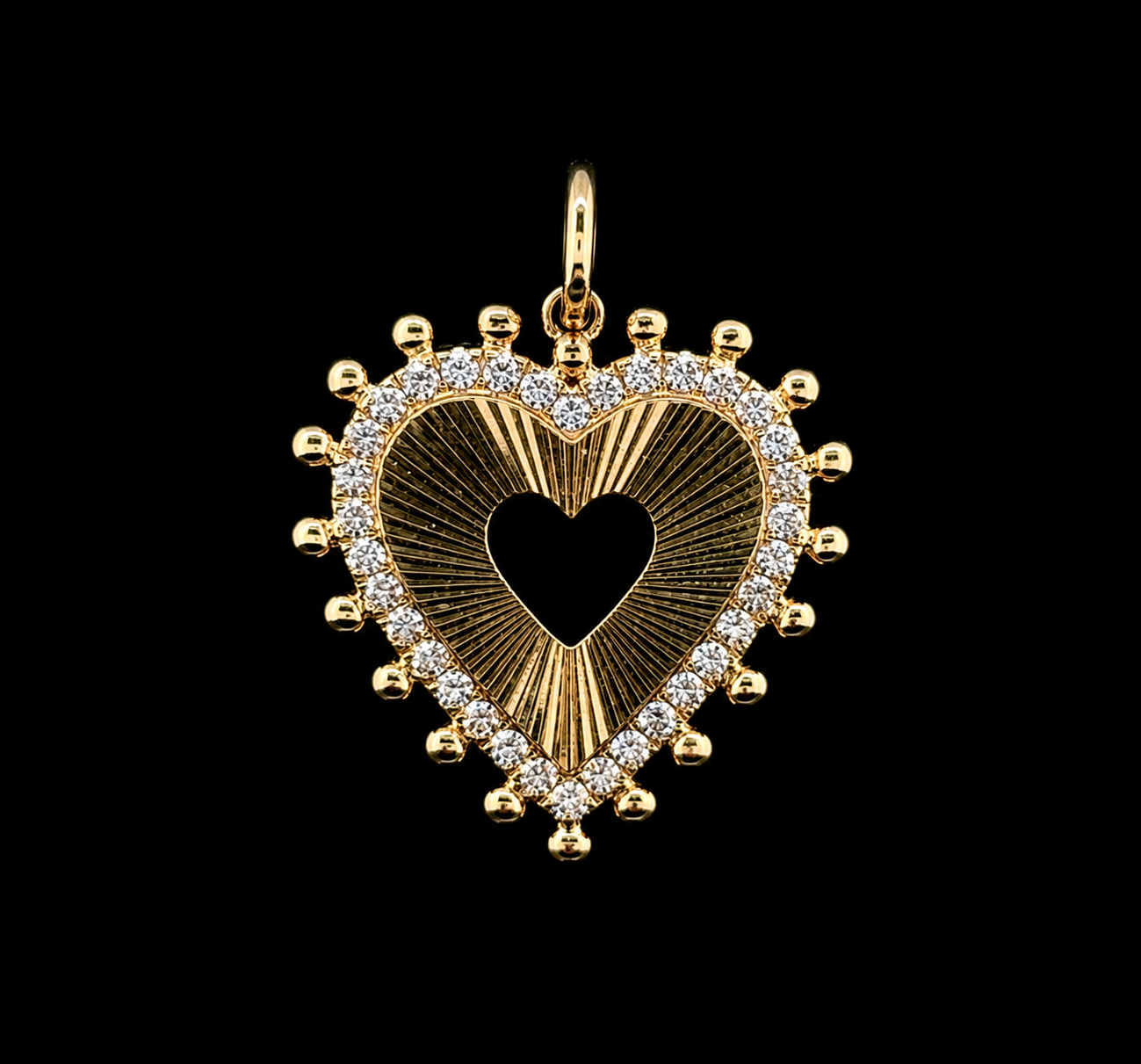 Halo Heart Charm