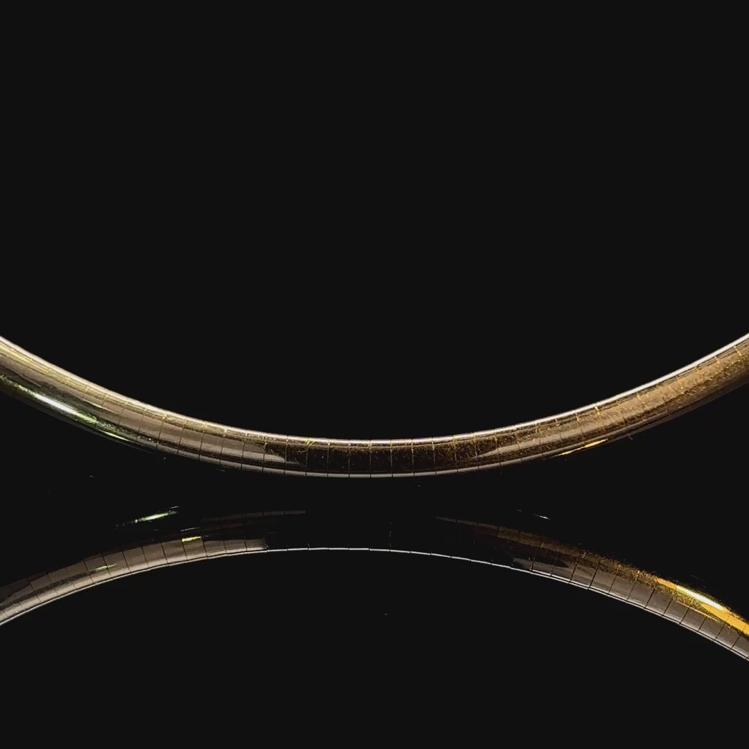 Domed Yellow Gold Omega