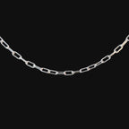 White Gold Clip Chain