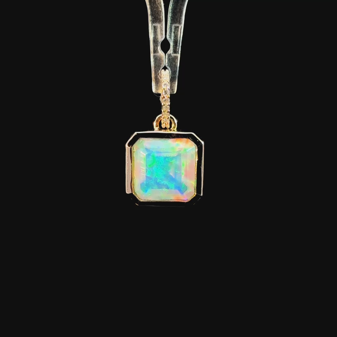 Opal Frame Charm