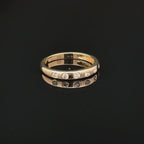 Diamond Bezel Yellow Gold Ring