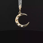 STARDUST CRESCENT DIAMOND MOON