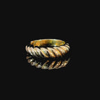 Twisted Knot Yellow Gold Ring