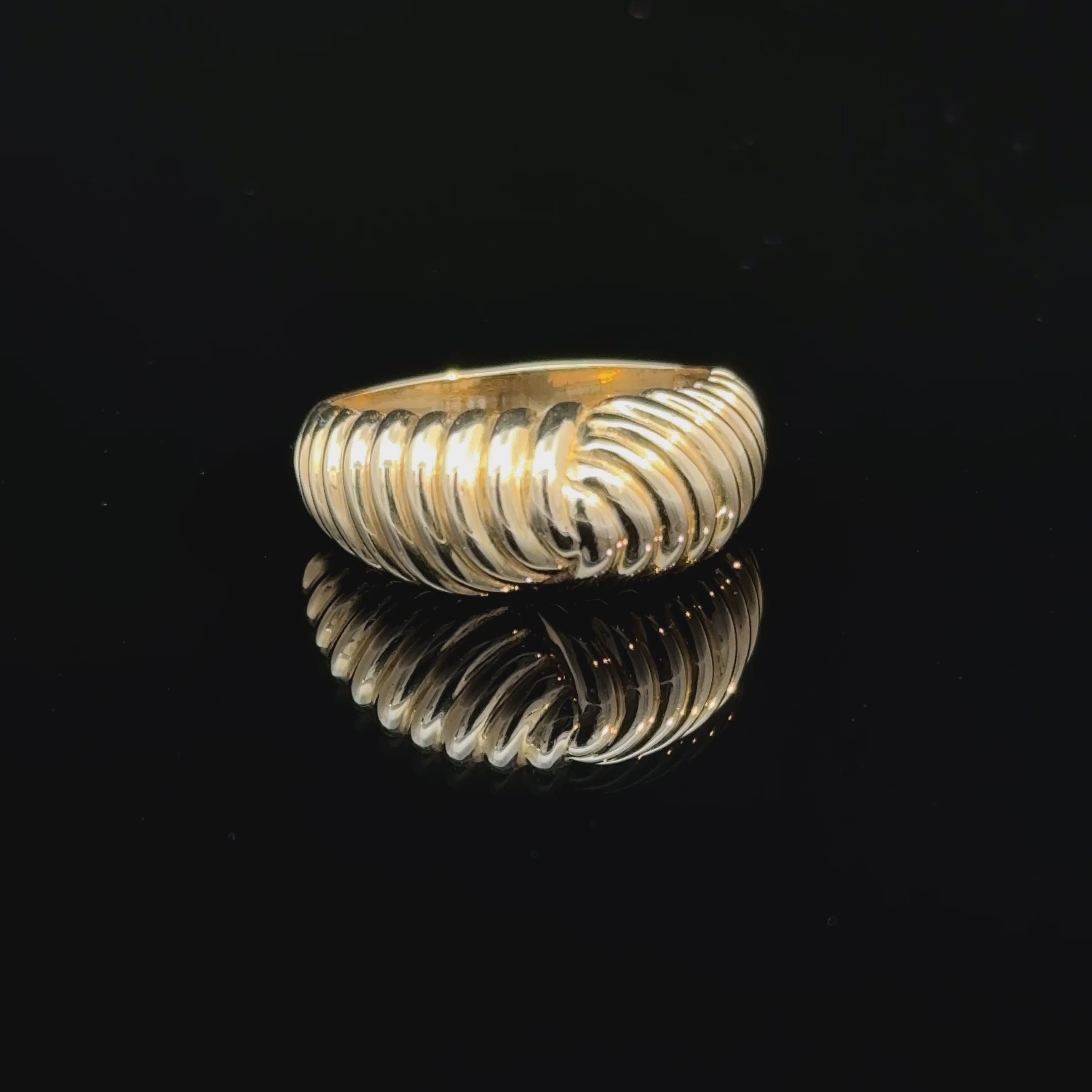 Multi-Knot Band Yellow Gold Ring